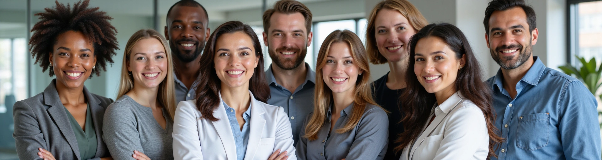 Group photo of professional nutritionists smiling