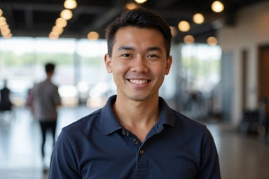 Portrait of Budi Santoso, Sports Nutritionist